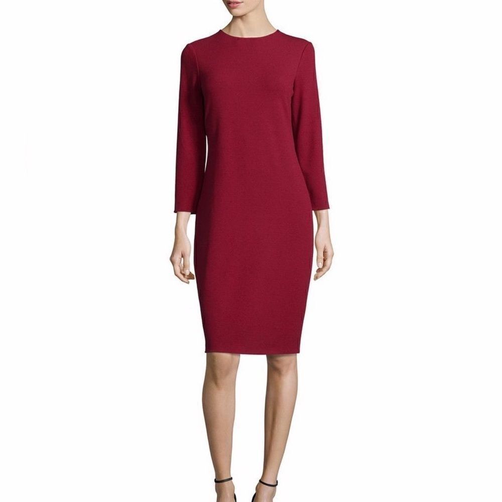 Vince Red Crepe Dress